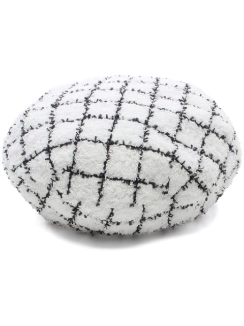 Affordable HOT SALE CHANEL 1986-1988 tweed beret Women