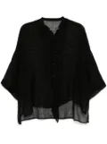 Y's semi-sheer cardigan - Black