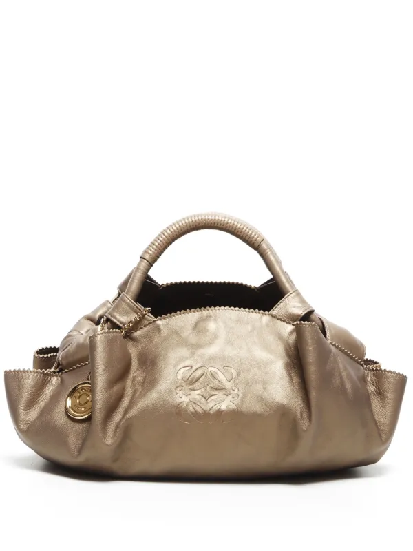 Loewe Pre-Owned 2000s Anagram Tote Bag Brown FARFETCH ID