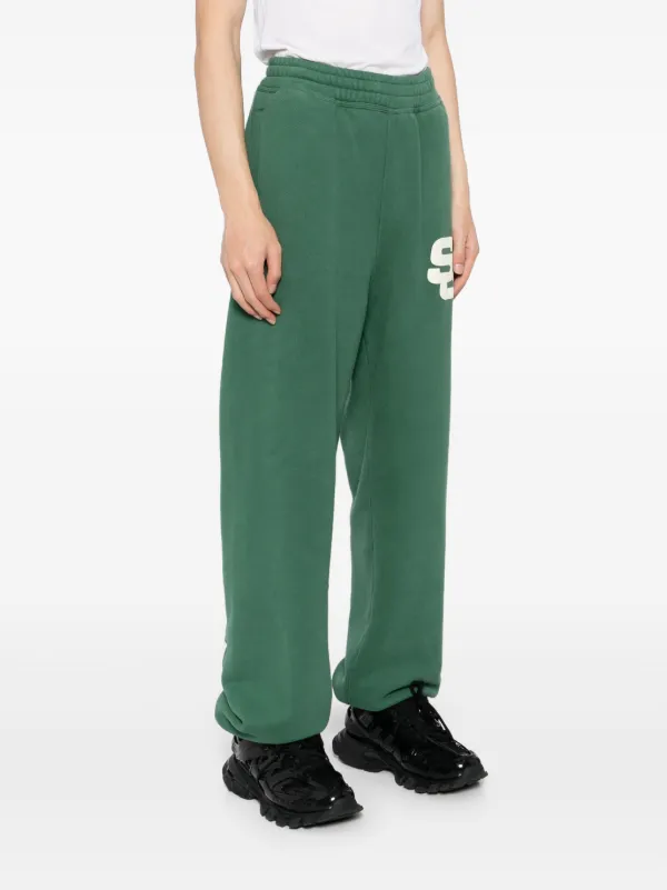 SUMMER GAMES logo print Track Pants Green FARFETCH UK