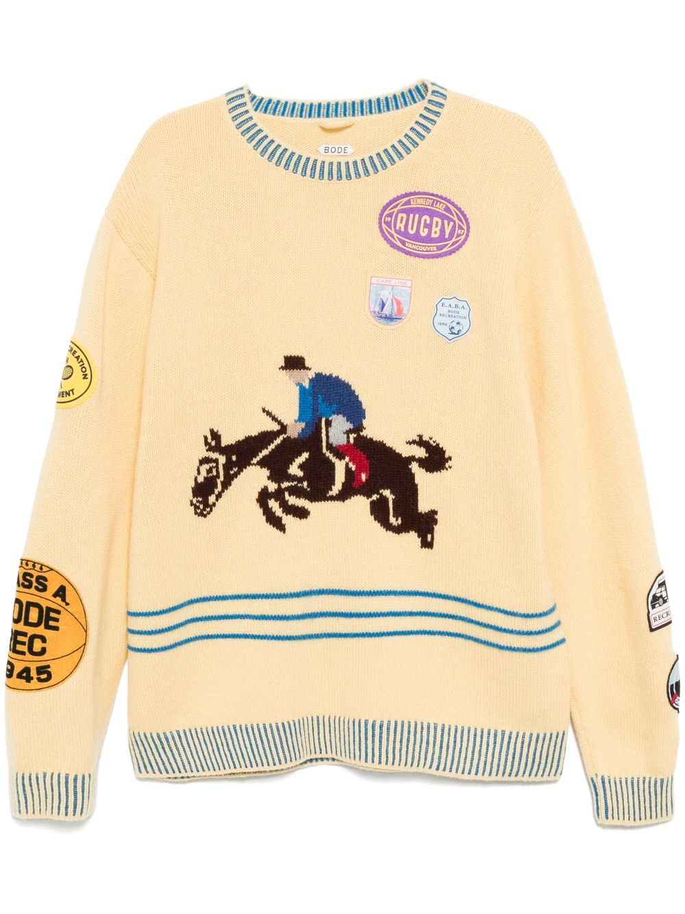 BODE Jockey sweater - Yellow