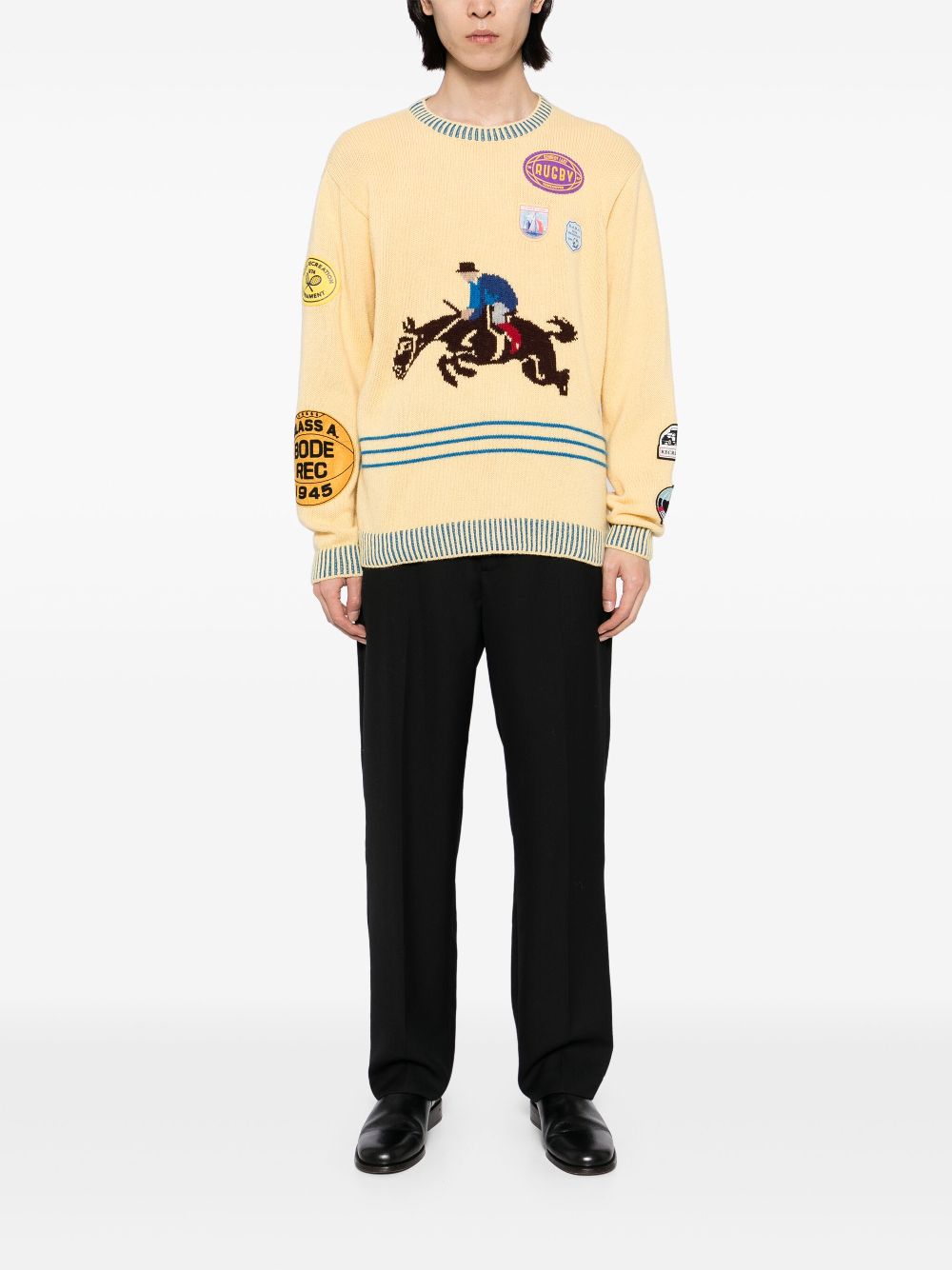 BODE Jockey sweater - Yellow