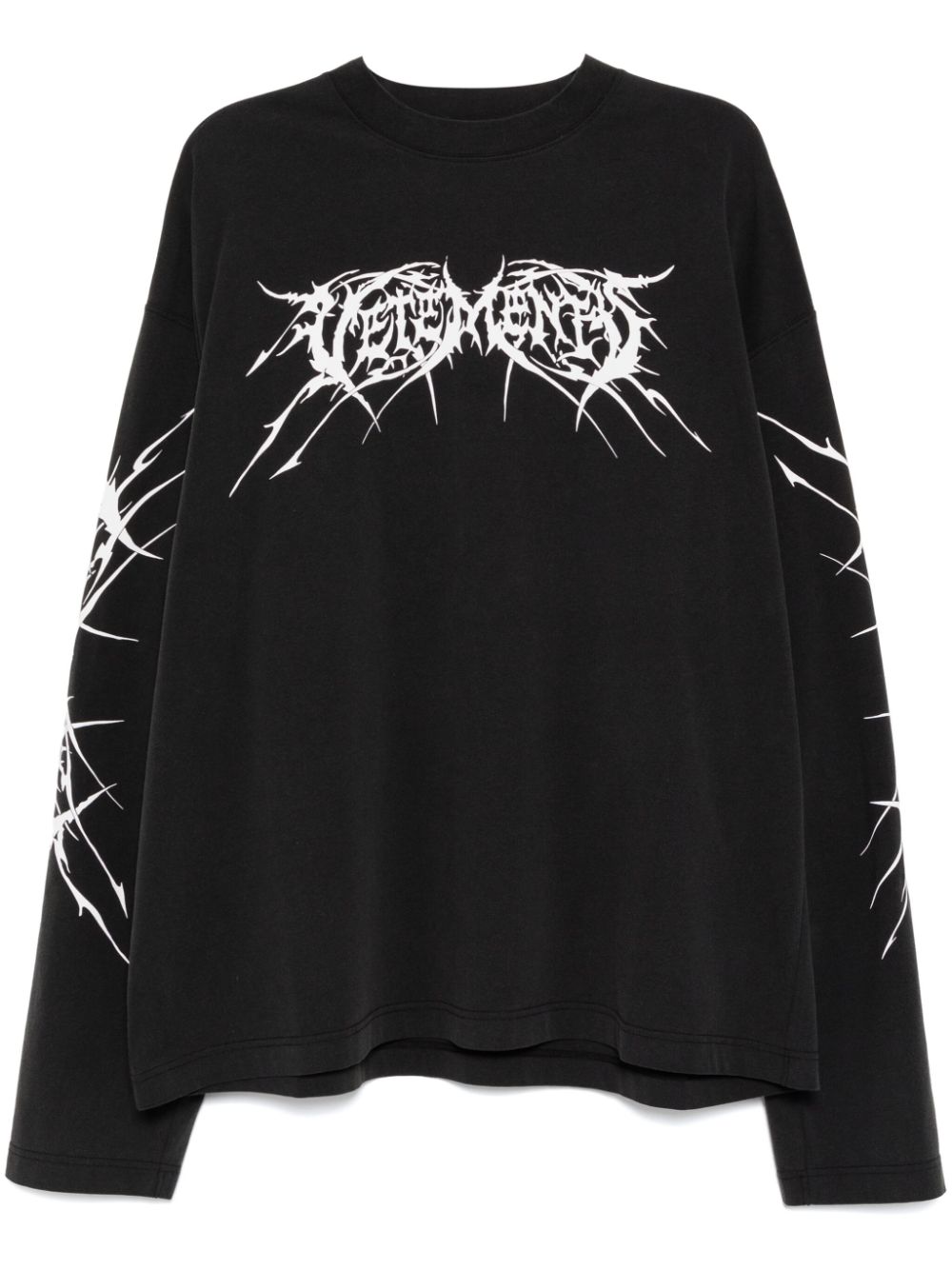 VETEMENTS graphic-print T-shirt - Black