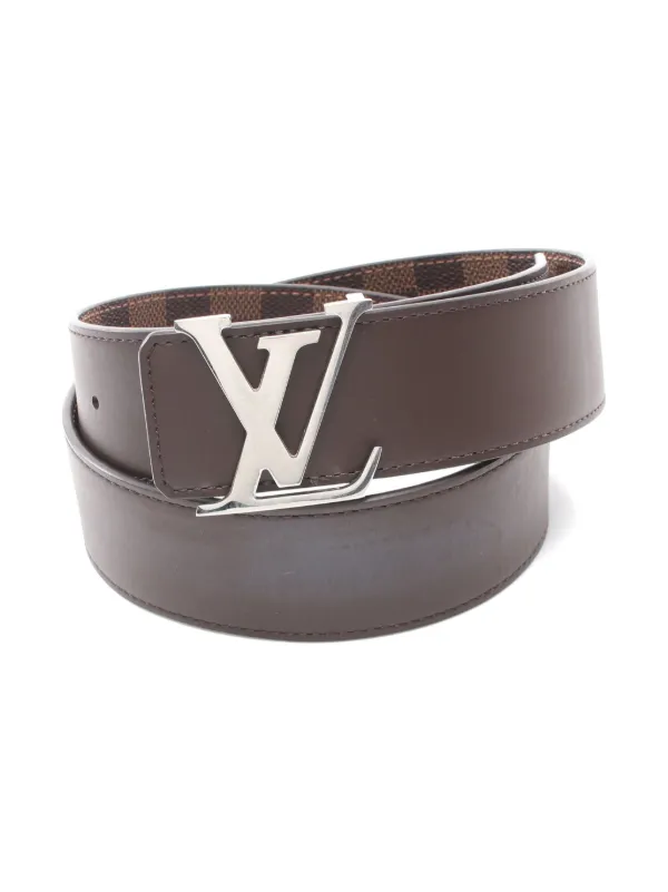 Louis Vuitton Pre Owned 2022 LV Initials Belt Brown FARFETCH SG