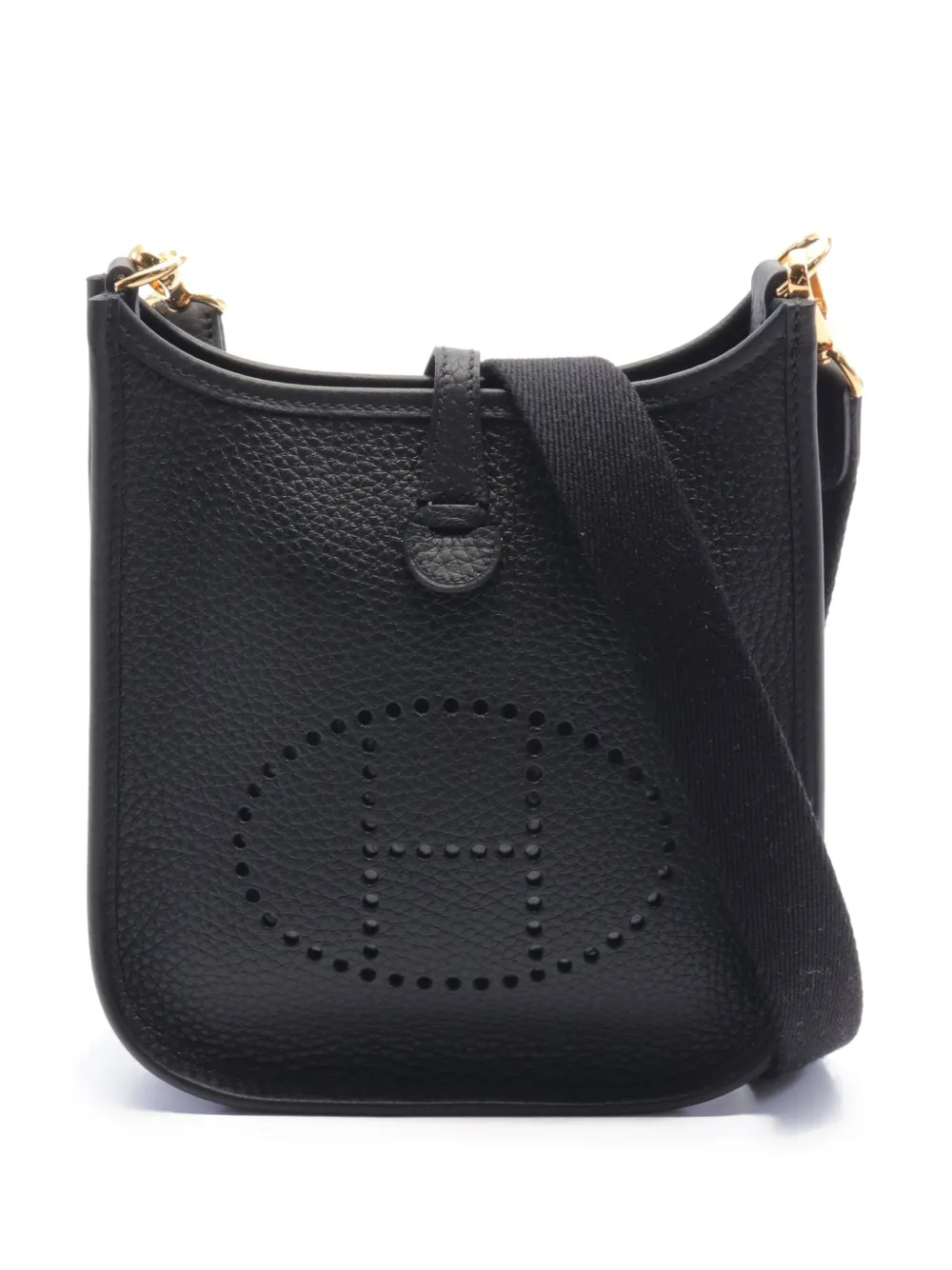 Click to view more detailed imagery on our partner's website Pre-owned Hermes 2024 Evelyn Tpm Shoulder Bag In Black