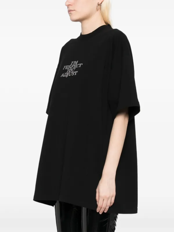VETEMENTS Cotton T-shirt | Black | FARFETCH
