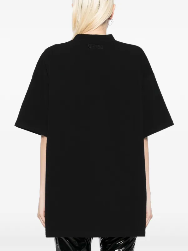 VETEMENTS Cotton T-shirt | Black | FARFETCH