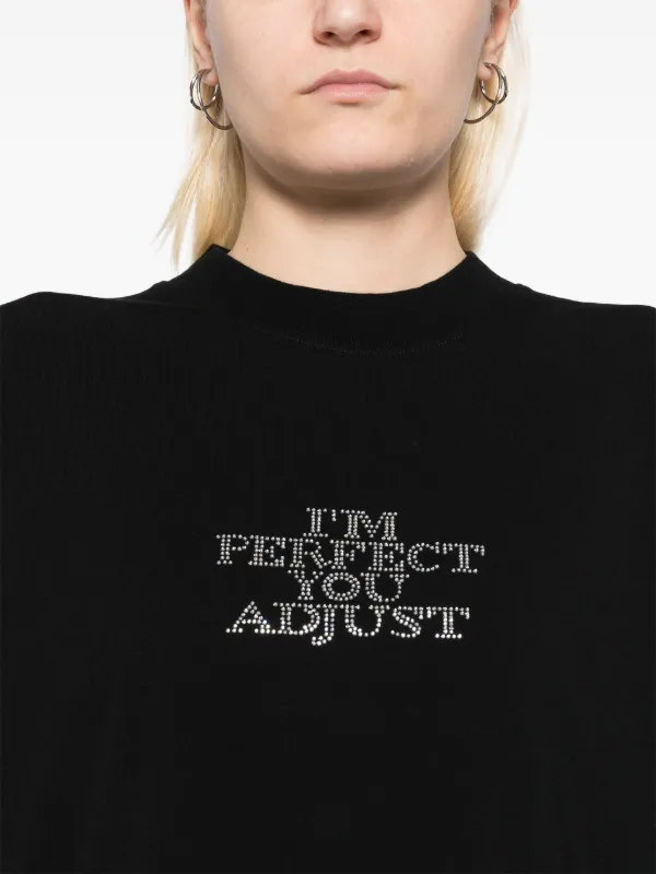 正規 VETEMENTS I'M Perfect You Adjust M VETEMENTS - Unisex I'M Perfect You Adjust Regular T-shirt