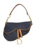 Christian Dior Pre-Owned 2001 Saddle shoulder bag - Blue