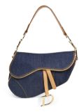 Christian Dior Pre-Owned 2000 Saddle shoulder bag - Blue