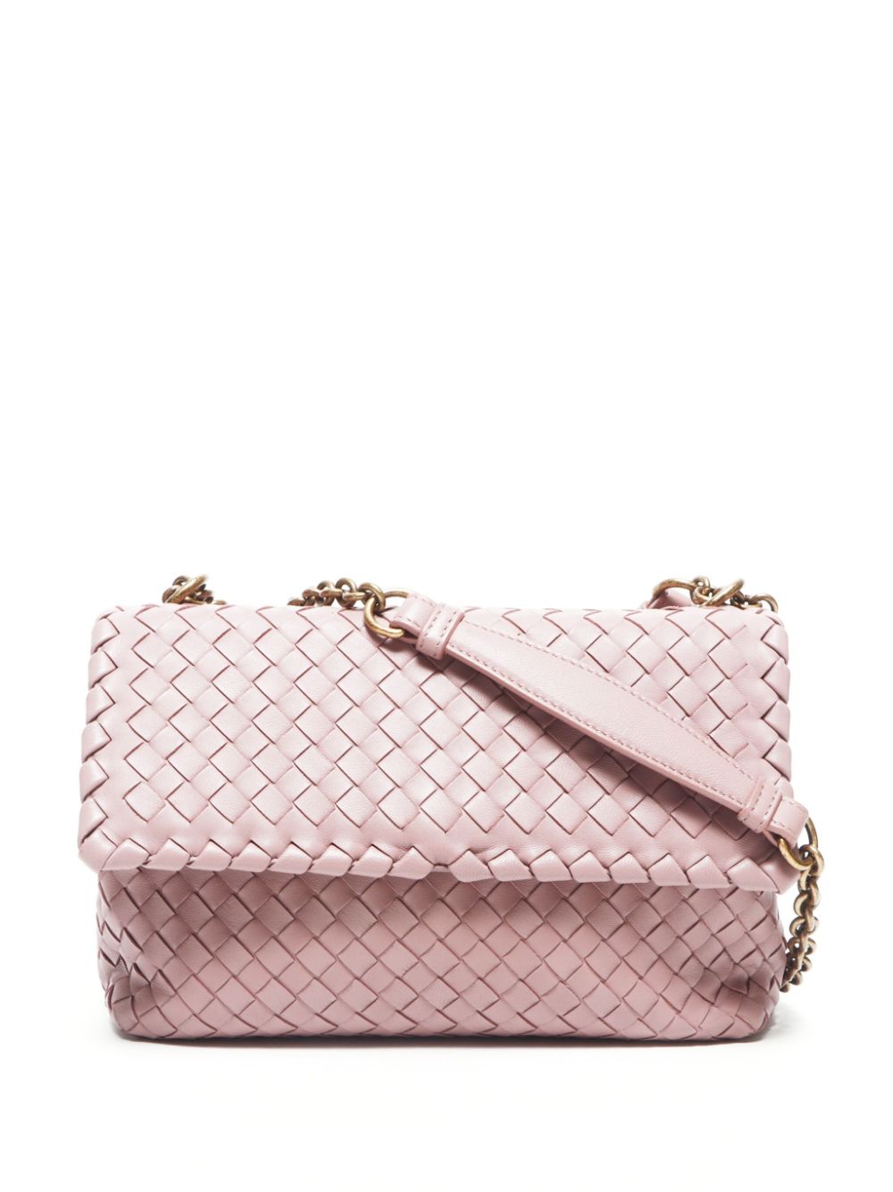 Bottega Veneta Pre-Owned 2000s Intrecciato shoulder bag - Pink