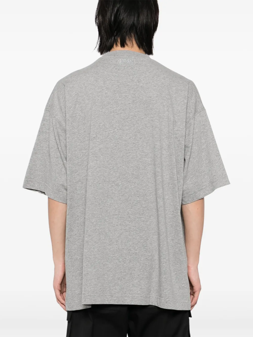 VETEMENTS T-shirt met grafische print Grijs