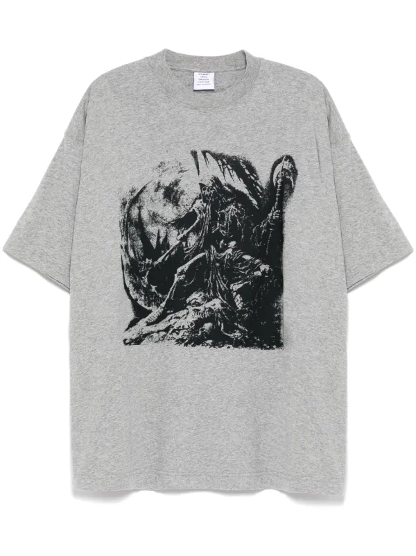 VETEMENTS グラフィック Tシャツ | グレー | FARFETCH JP