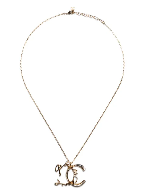 CHANEL Pre-Owned 2024 CC rhinestone necklace