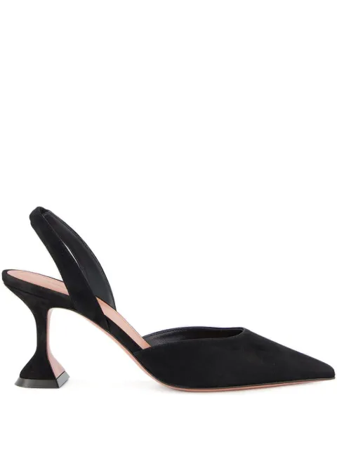 Amina Muaddi 70mm The Holli slingback pumps