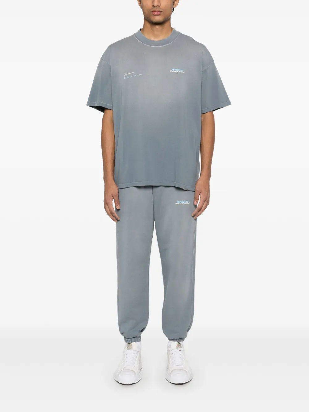 Represent T-shirt met print Grijs