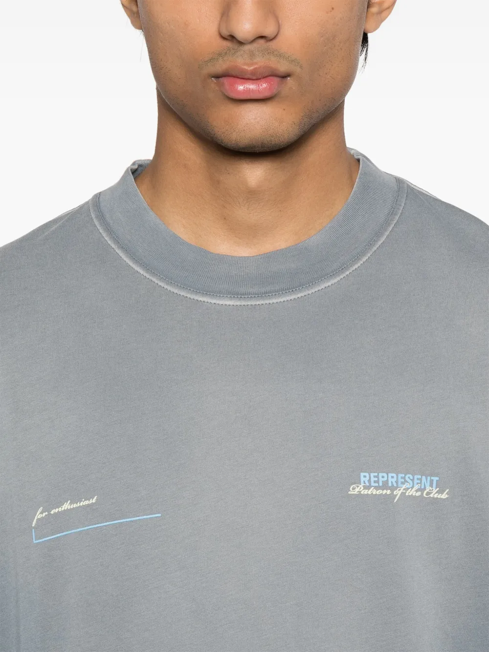 Represent T-shirt met print Grijs
