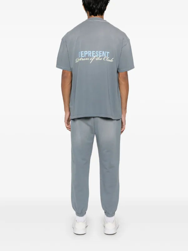 【関税込み】Represent グレー Patron Of The Club Tシャツ Represent Patron Of The Club T-shirt | Grey | FARFETCH BN