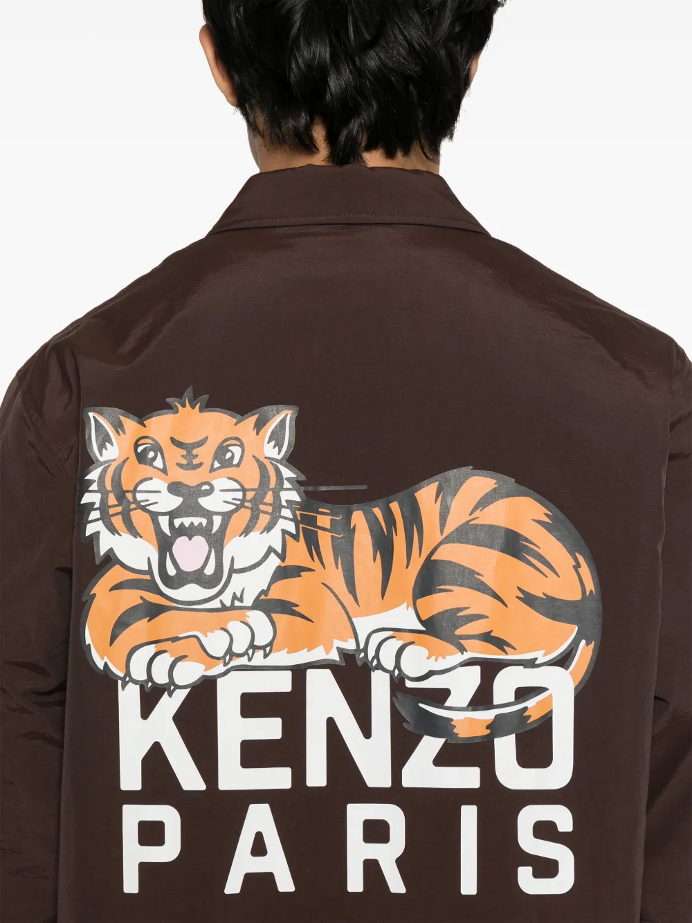 Kenzo Jack met print Bruin