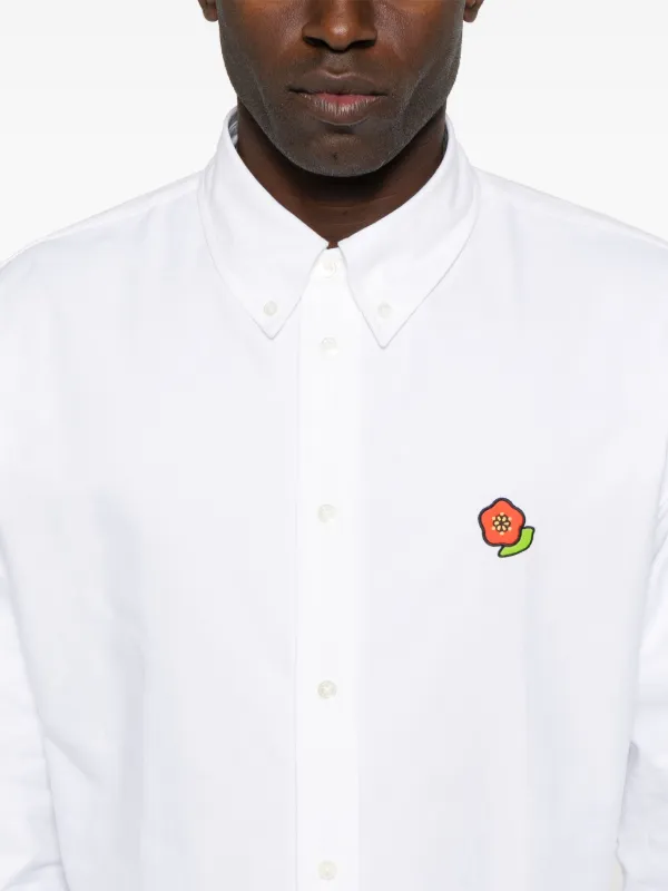 Kenzo Boke Flower Shirt | White | FARFETCH RO