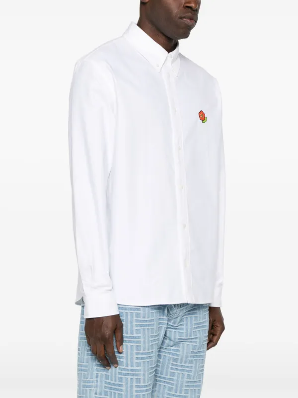 Kenzo Boke Flower Shirt | White | FARFETCH RO