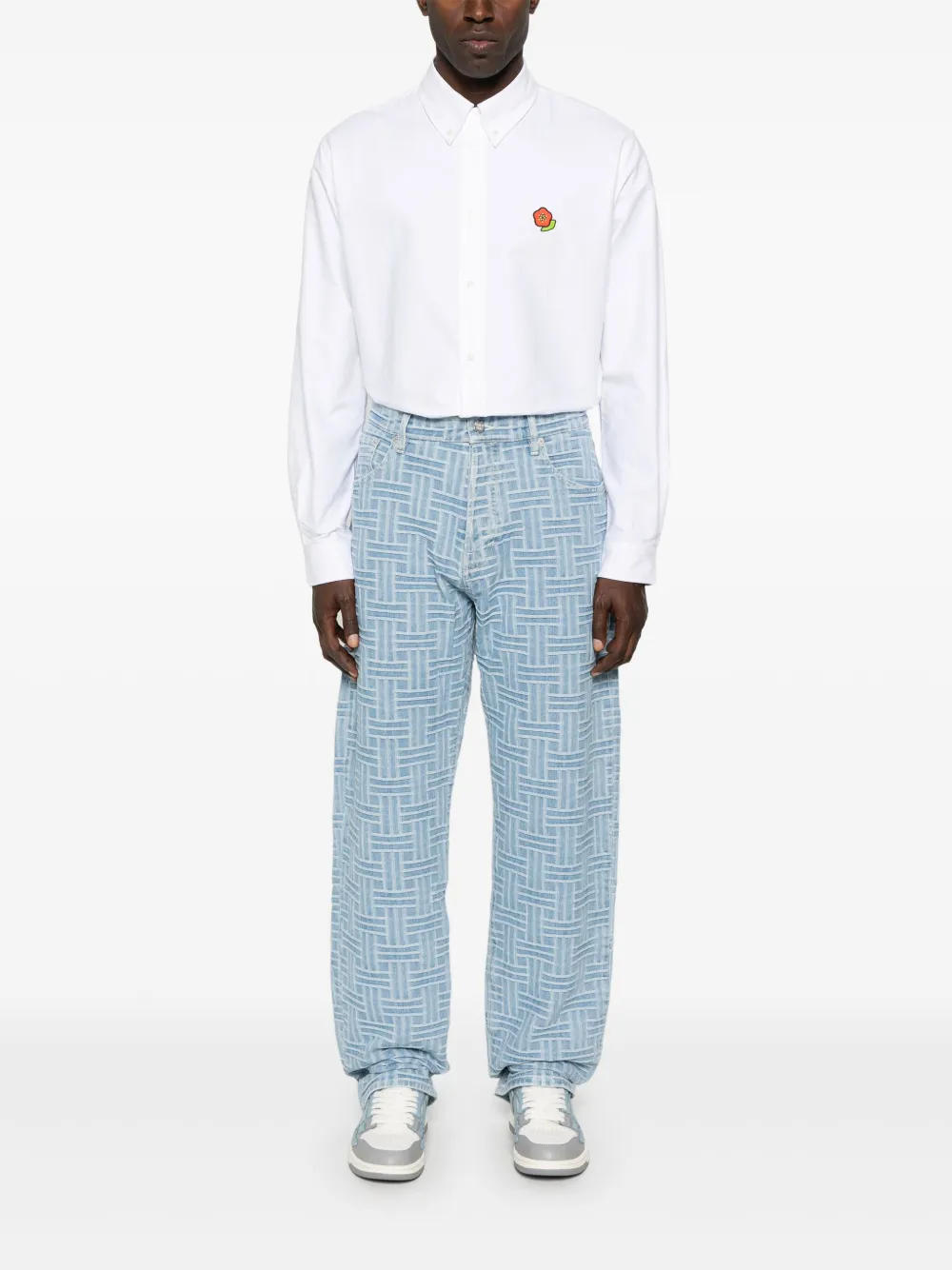 Kenzo Boke Flower overhemd - Wit