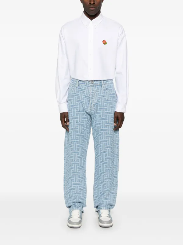 Kenzo Boke Flower Shirt | White | FARFETCH RO
