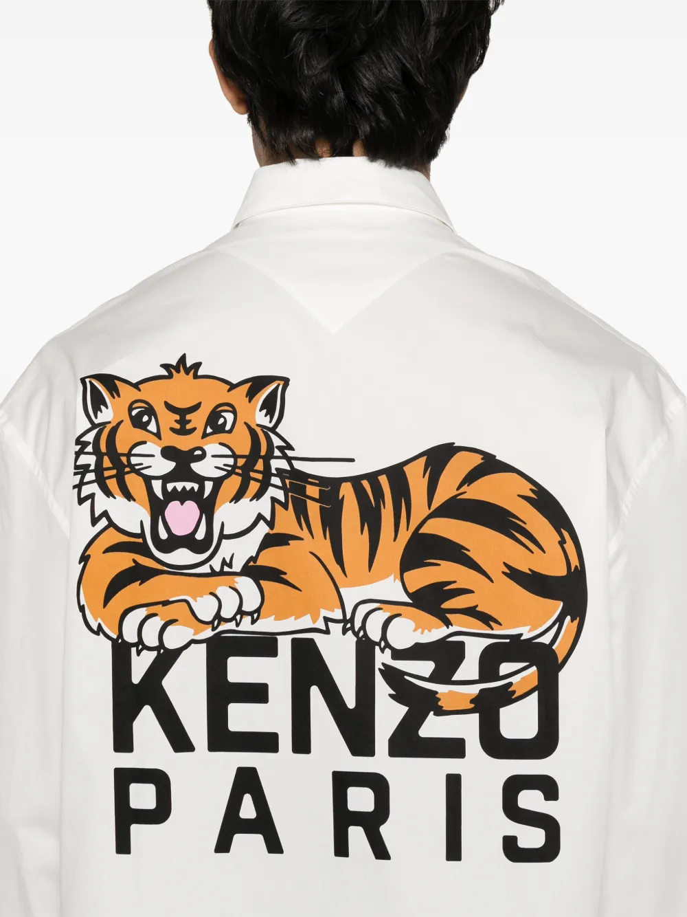 Kenzo Overhemd met print Wit