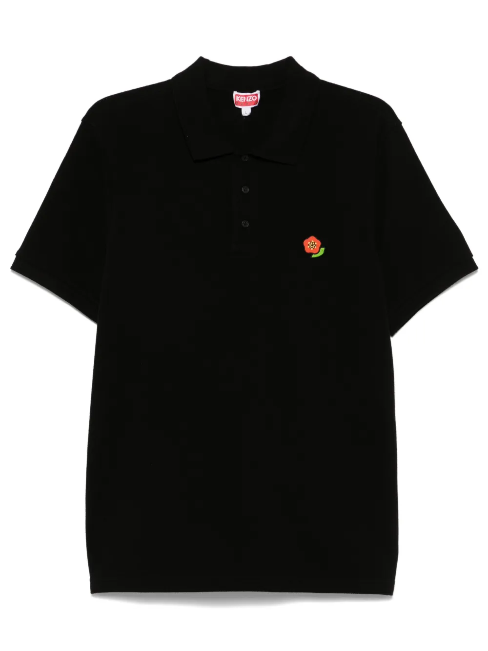 Kenzo black polo shirt deals