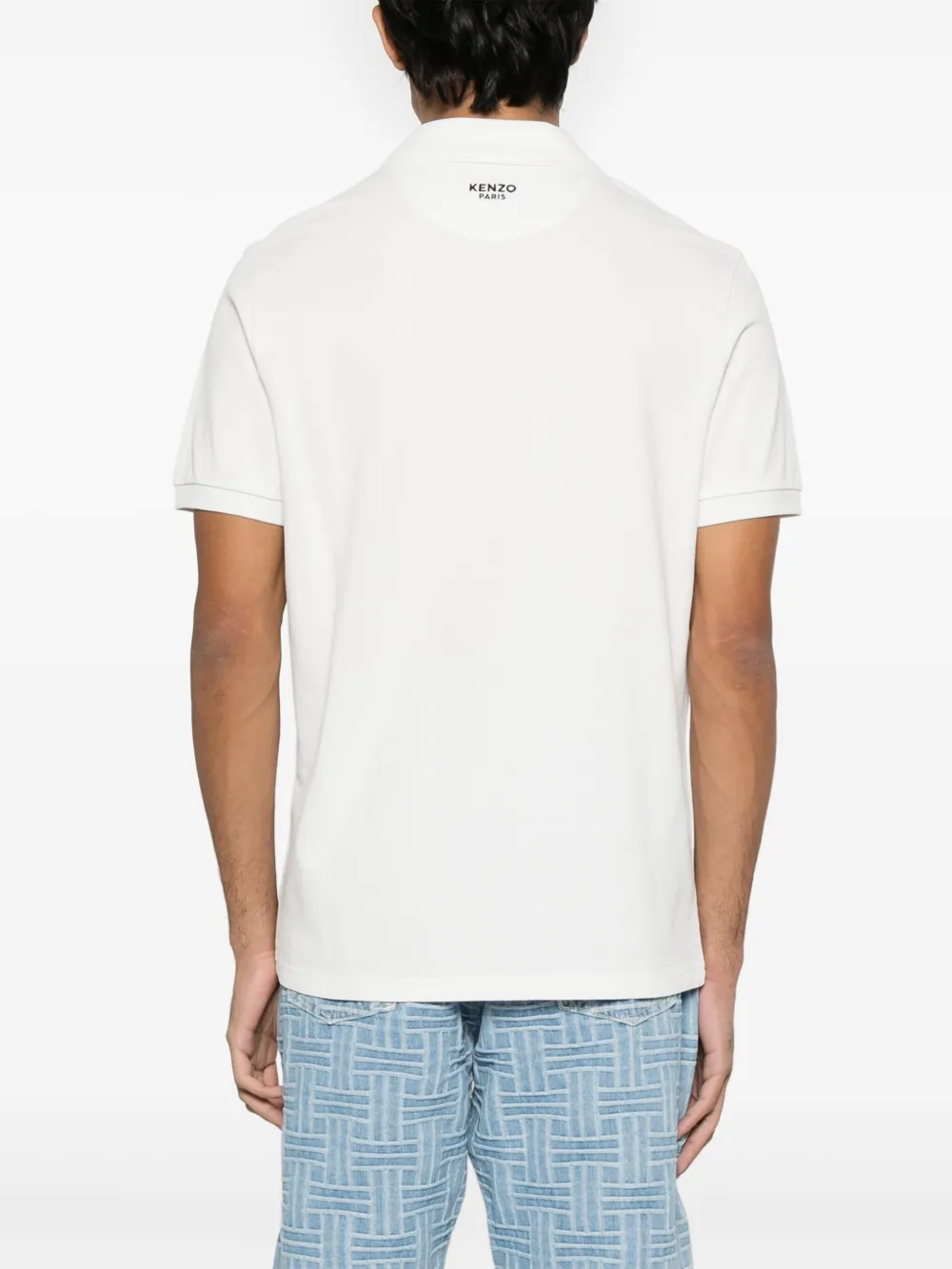 Kenzo Pop poloshirt met borduurwerk Wit