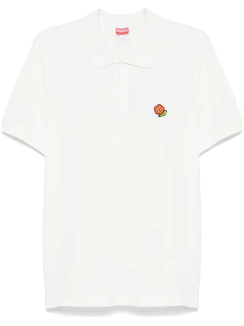 Kenzo playera tipo polo con bordado Pop