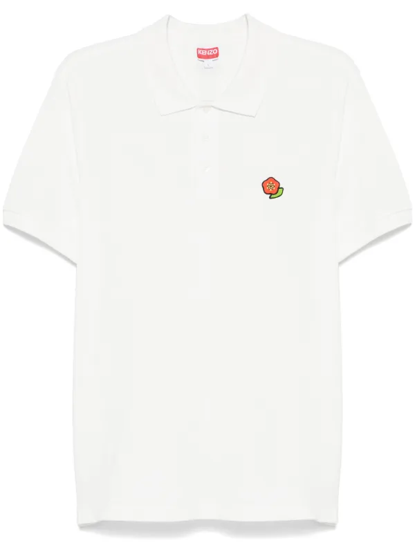 Kenzo Pop Embroidered ポロシャツ | ホワイト | FARFETCH JP