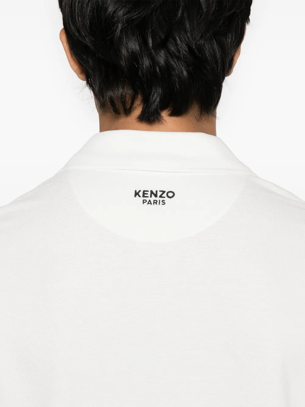 Kenzo Pop poloshirt met borduurwerk Wit