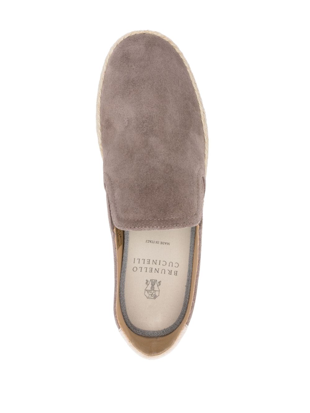 Brunello Cucinelli suede loafers Men