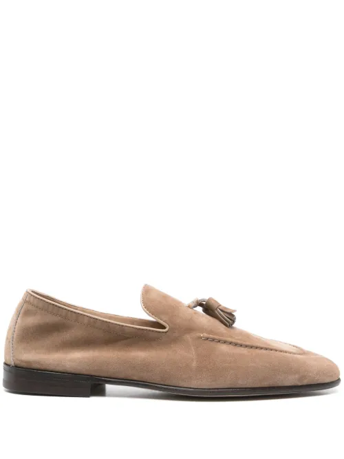Mocassins en daim - Brunello Cucinelli - Modalova