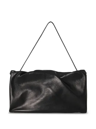 XL Bourse Bag Black in Leather – The Row