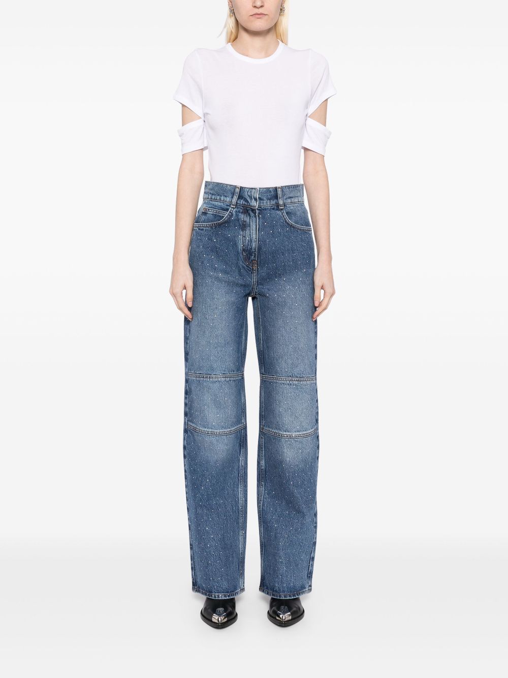 IRO Laurie jeans met stras - Blauw