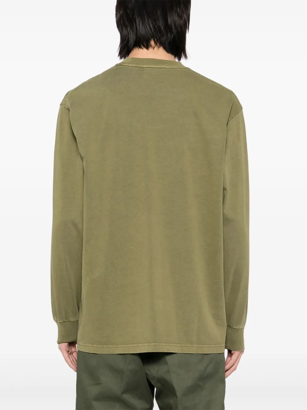 A BATHING APE Geverfd T-shirt Groen
