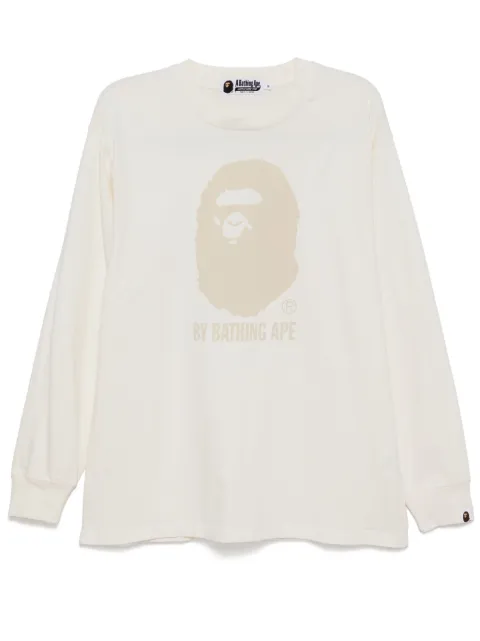 A BATHING APE® Ape head brushed cotton tee