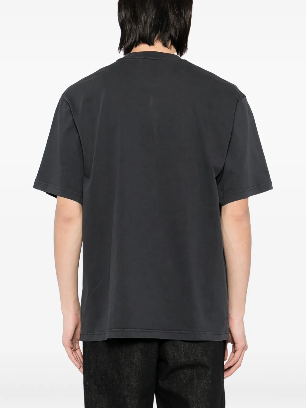 A BATHING APE Baby Milo geverfd T-shirt Zwart