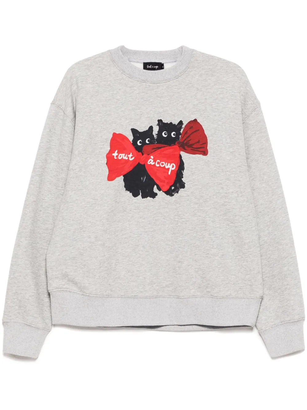 graphic-print sweatshirt