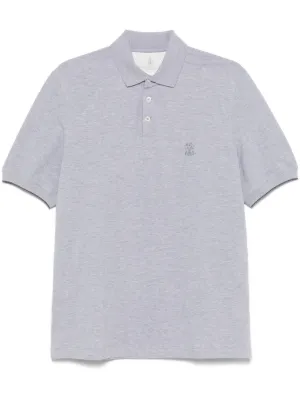 メンズ 向け ナイト ニット ポロシャツ | Brunello Cucinelli