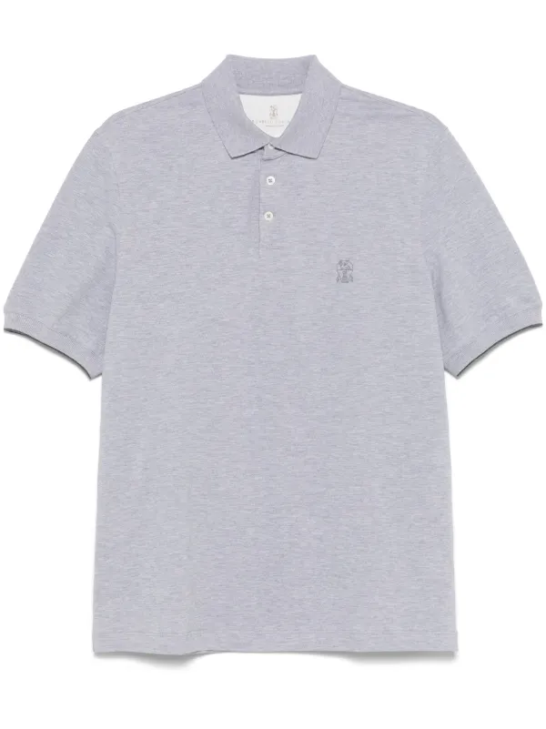 BRUNELLO CUCINELLI グレー ポロシャツ Brunello Cucinelli ポロシャツ | グレー | FARFETCH JP