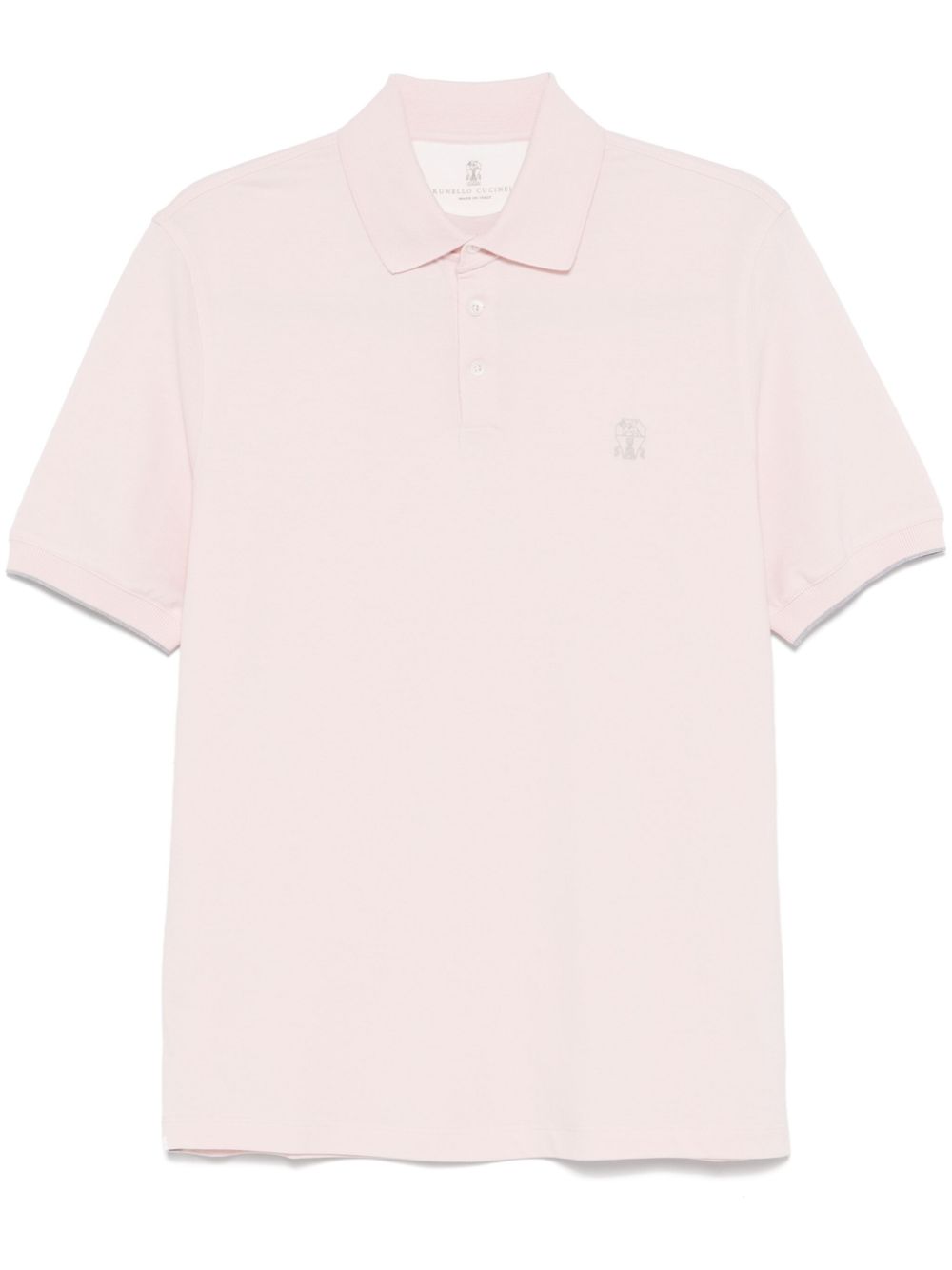 Brunello Cucinelli cotton polo shirt - Pink