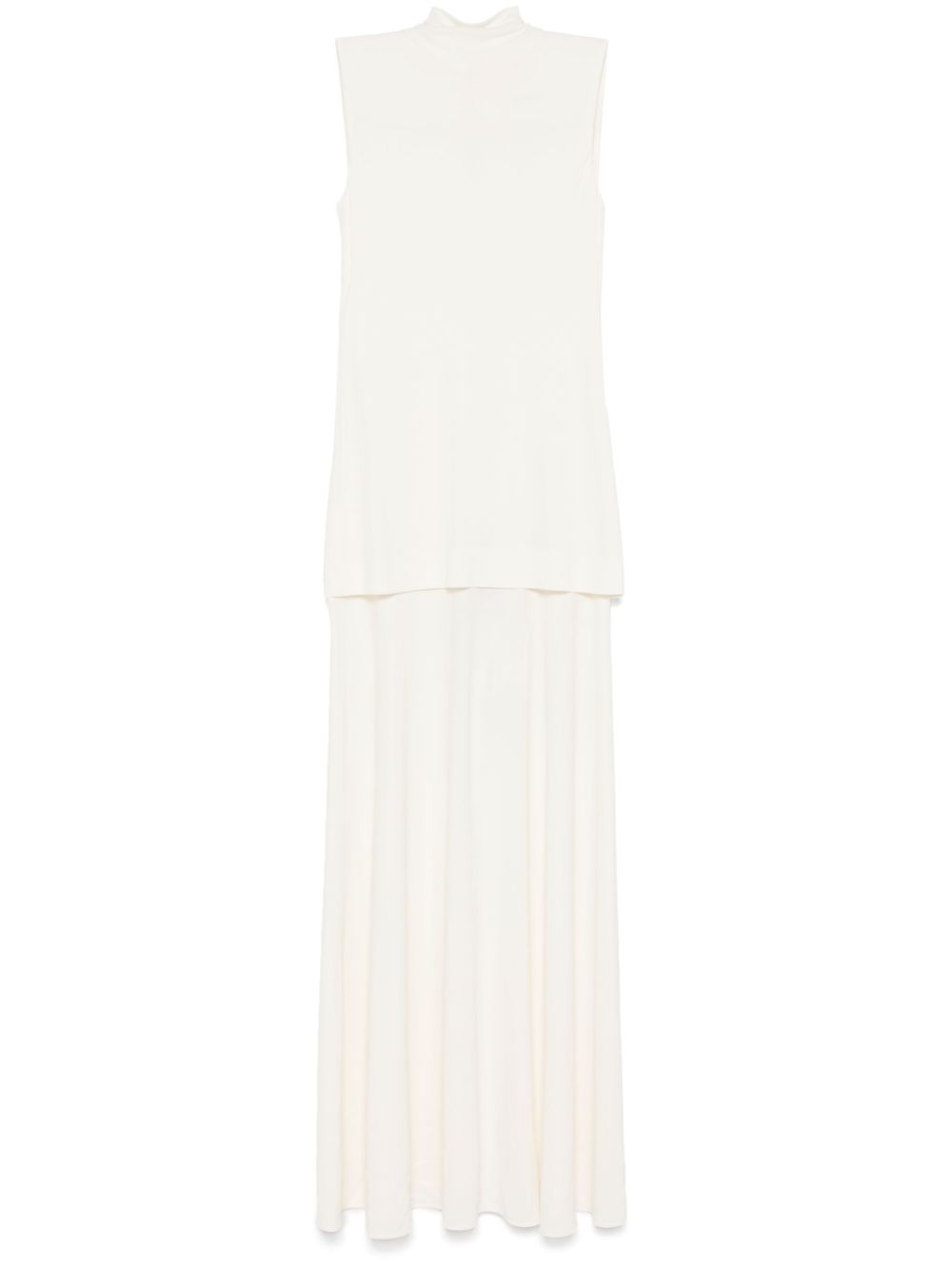 crepe maxi dress