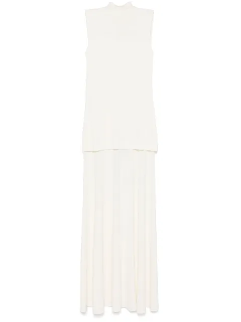 Jil Sander vestido largo en crepe