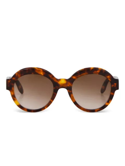 Emmanuelle Khanh tortoiseshell round sunglasses