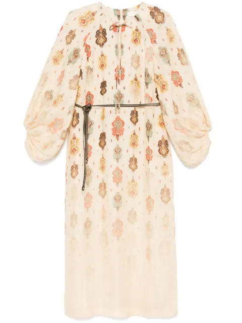 ZIMMERMANN vestido midi Wylie
