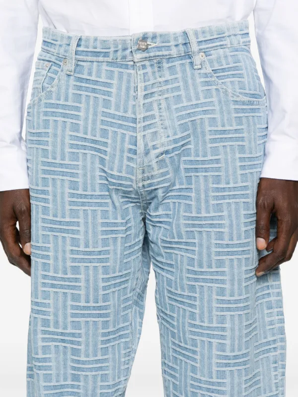 【美品】フーディン四 Lv.X 1ed SR 042/090　[Pt2] Kenzo Weave Bottan Jeans | Blue | FARFETCH