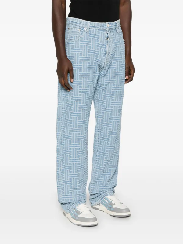 Kenzo Weave Bottan Jeans | Blue | FARFETCH